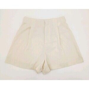 Quiet Luxury Vanilla Lyocell Tailored Bermuda Shorts Old Money Coastal Summer S